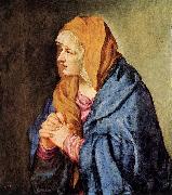 TIZIANO Vecellio Mater Dolorosa (with clasped hands) wt USA oil painting reproduction